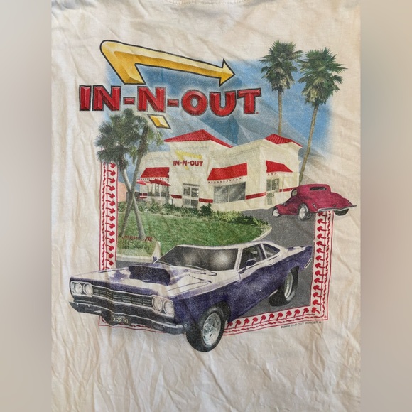 In-N-Out Burger White T-Shirt - Picture 2 of 2